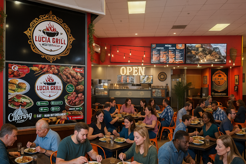 Lucia Mediterranean Grill - Downtown LA Shawarma • Falafel • Kebab