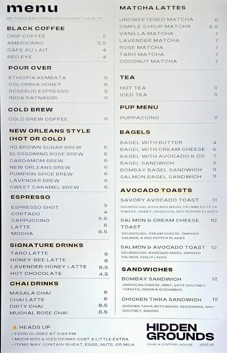 Hidden Grounds Chai & Coffee House photo 7