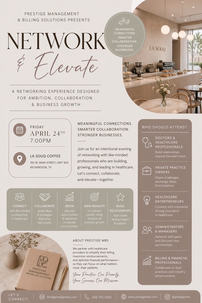 Prestige Management and Billing solutions networking event