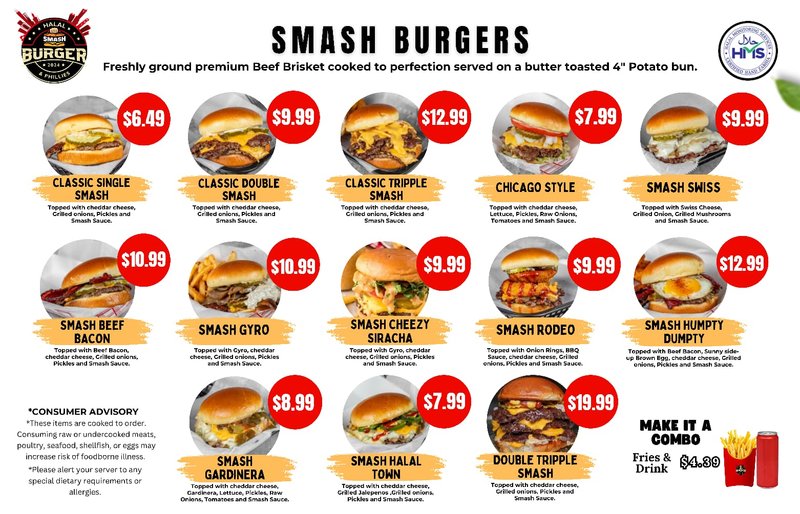 Halal Smash Burger and Phillies (Devon California) - photo 4