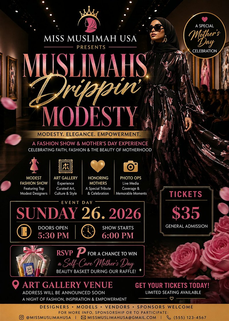 MUSLIMAHS DRIPPIN MODESTY